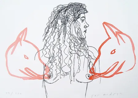 Screenprint Andrea - Nu (Collection Naked)