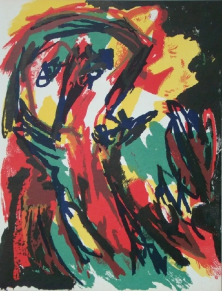 Lithograph Appel - Abstract person