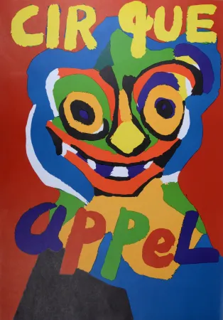 Lithograph Appel - Cirque, 1970