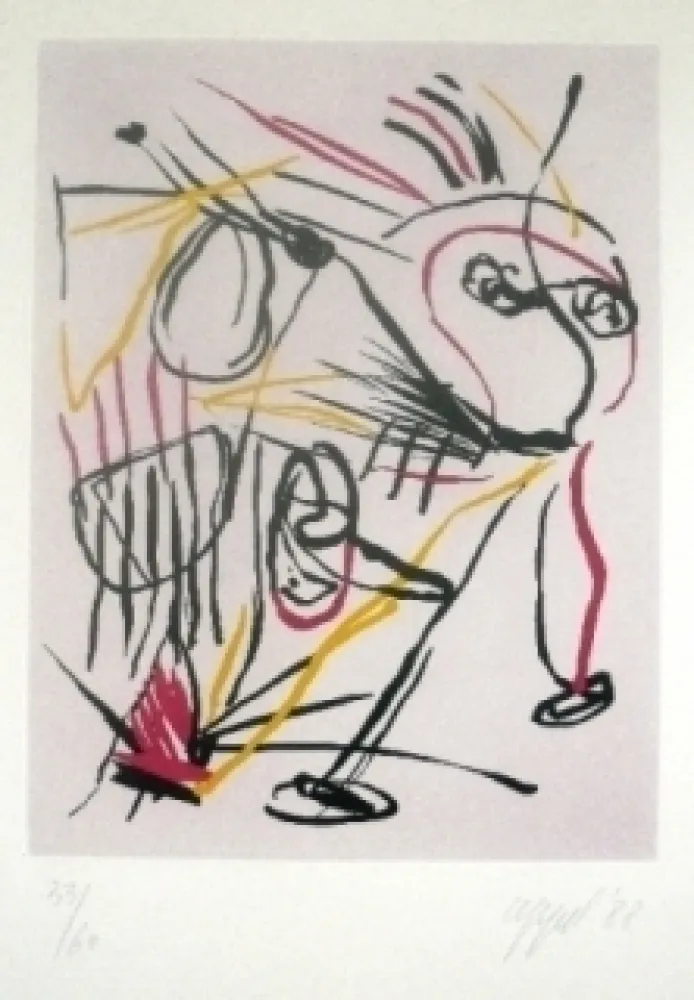 Etching And Aquatint Appel - Como el viento