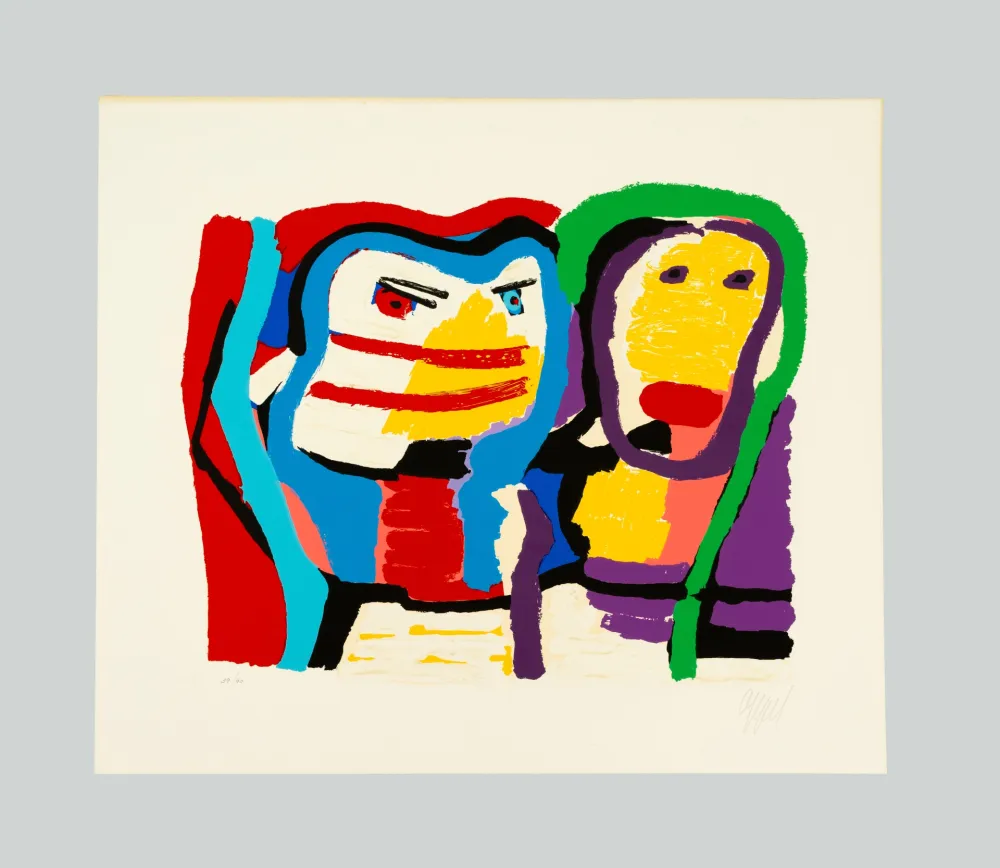 Screenprint Appel - Composition