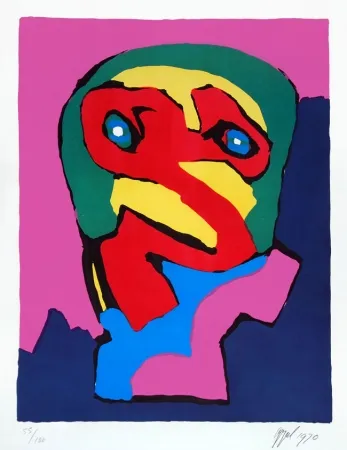 Lithograph Appel - Composition I