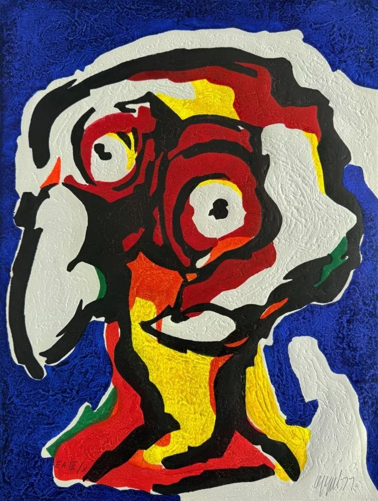 Woodcut Appel - Le Philosophe