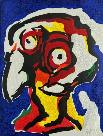 Woodcut Appel - Le Philosophe