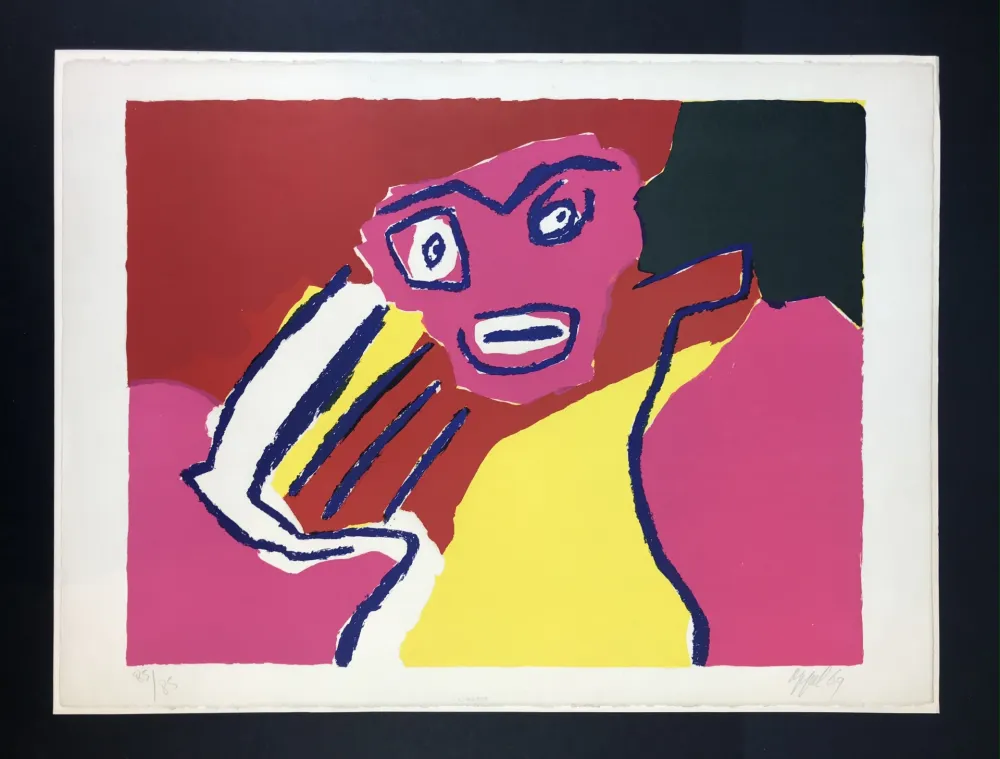 Lithograph Appel - L'HOMME