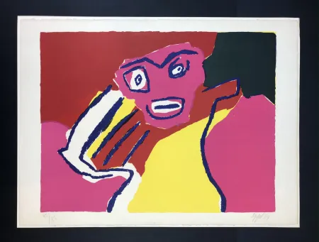 Lithograph Appel - L'HOMME