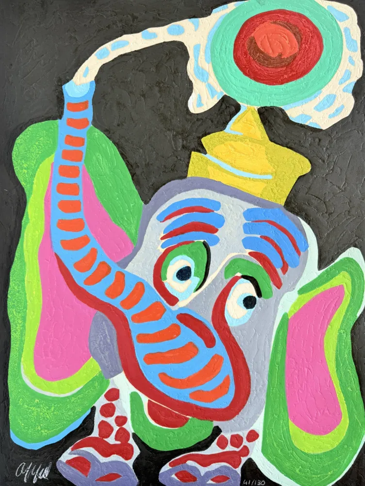 Woodcut Appel - L’Oeil du cirque