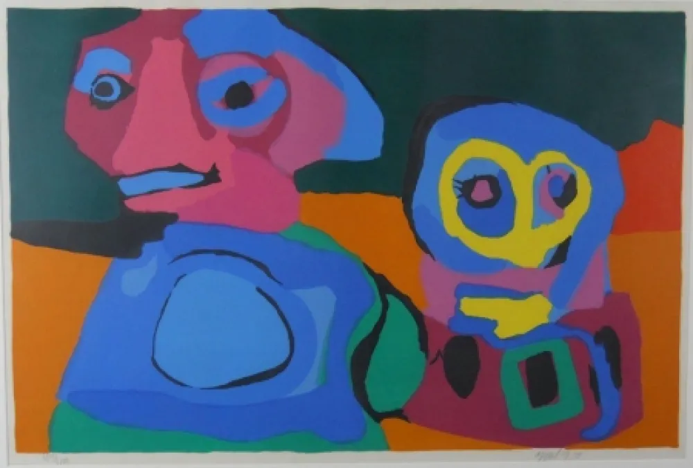 Screenprint Appel - Looking Into the Infinite