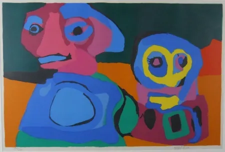 Screenprint Appel - Looking Into the Infinite