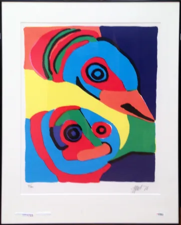 Lithograph Appel - Non connu (les oiseaux)