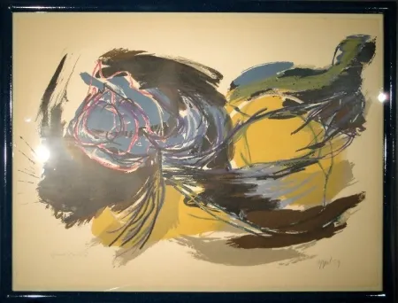 Lithograph Appel - Oiseau de l’aube