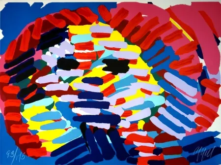 Lithograph Appel - Once I was the sun