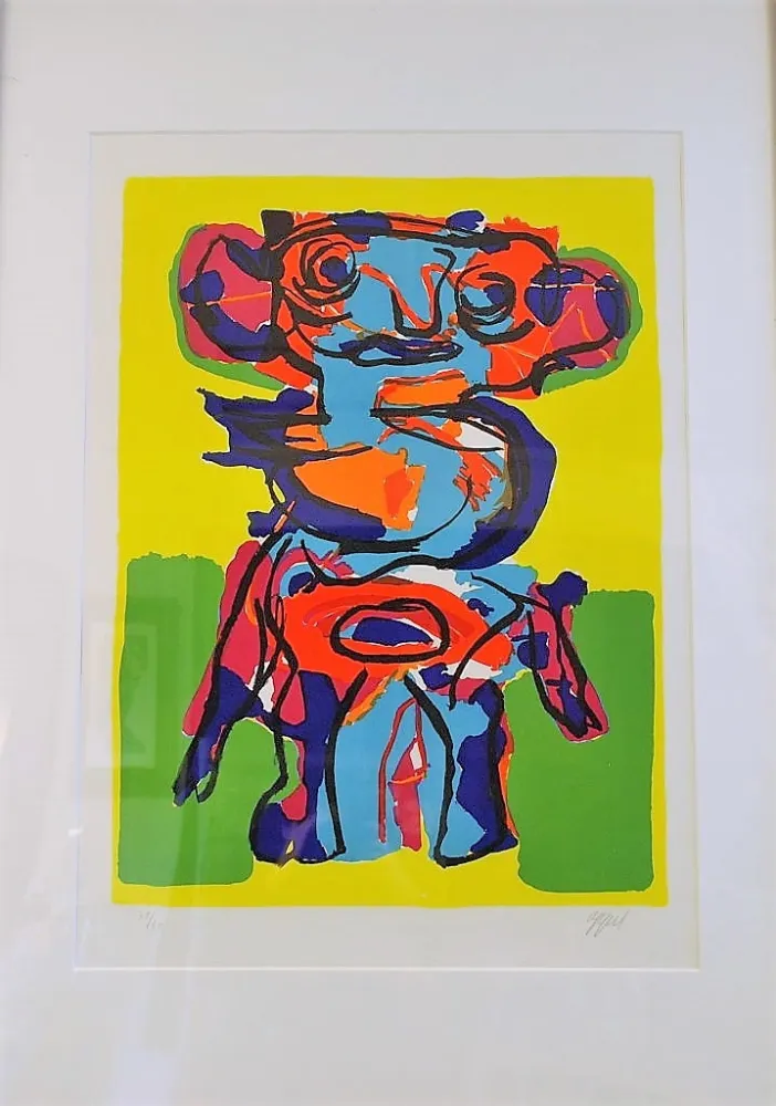 Lithograph Appel - Personnage