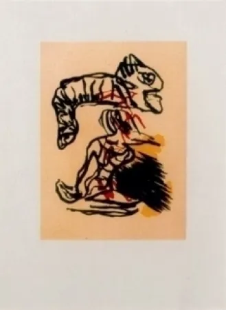 Etching And Aquatint Appel - Salto Sobre La Cabeza