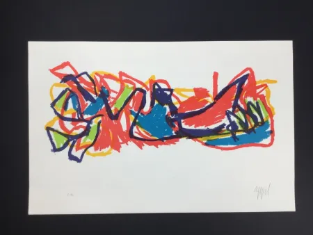 Lithograph Appel - Sculture in Amsterdam