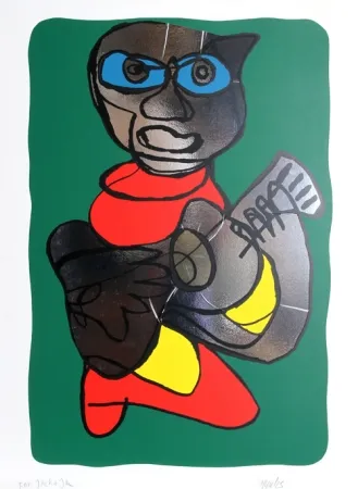 Screenprint Appel - Singing Hands 2