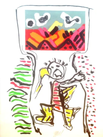 Lithograph Appel - Un ami pour la vie 