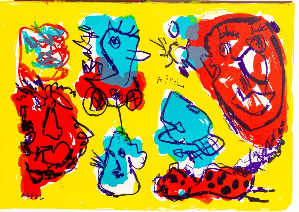 Lithograph Appel - Untitled,