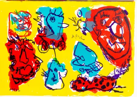 Lithograph Appel - Untitled,