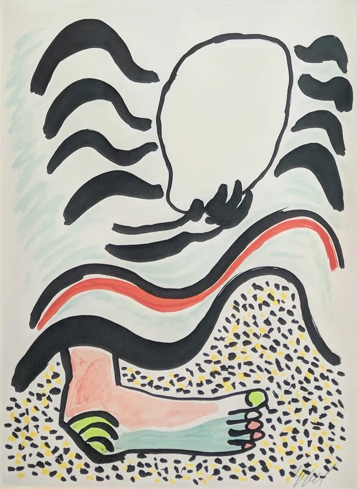 Lithograph Appel - UNTITLED (FROM TANTRIKA 1)