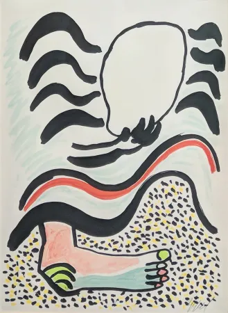 Lithograph Appel - UNTITLED (FROM TANTRIKA 1)