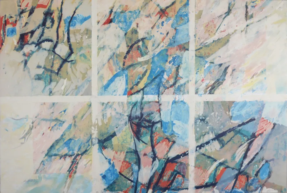 Lithograph Arabis - Composition abstraite