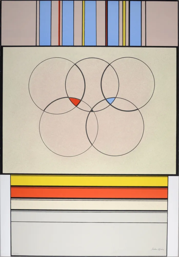 Screenprint Arden-Quin - Composition