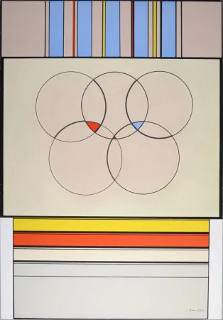 Screenprint Arden-Quin - Composition