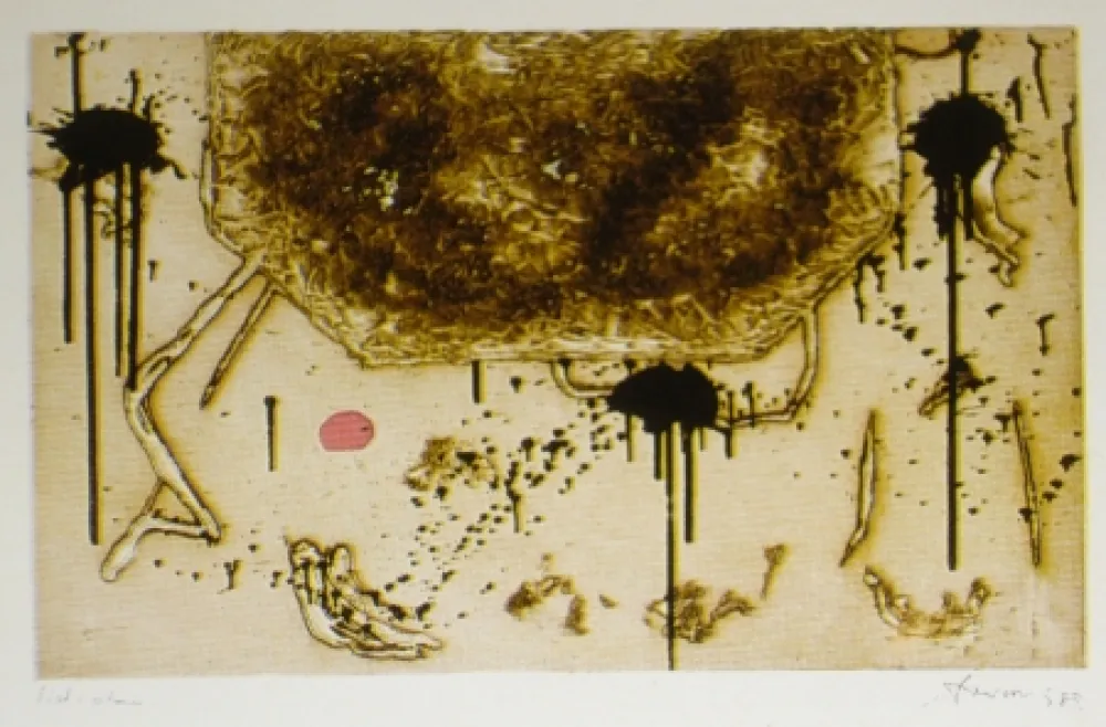 Etching And Aquatint Argimon - Forma bistre