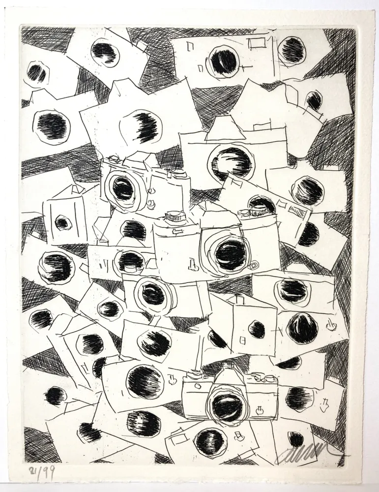 Engraving Arman - Accumulations 