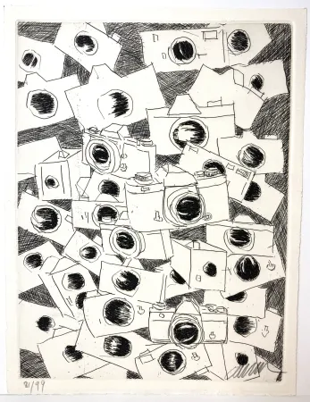 Engraving Arman - Accumulations 