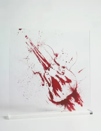 Screenprint Arman - Angry violin