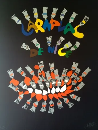 Lithograph Arman - Carnaval de Nice