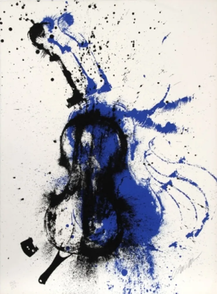 Screenprint Arman - Crossfire