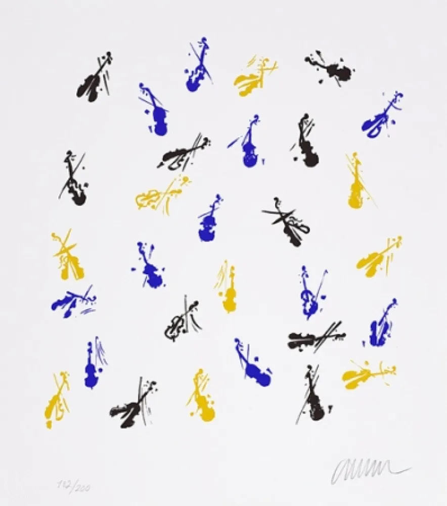 Screenprint Arman - Fiddlemania II