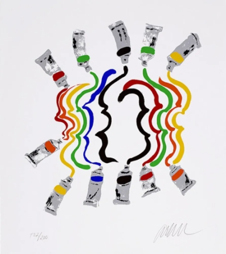 Screenprint Arman - Fiddlemania III