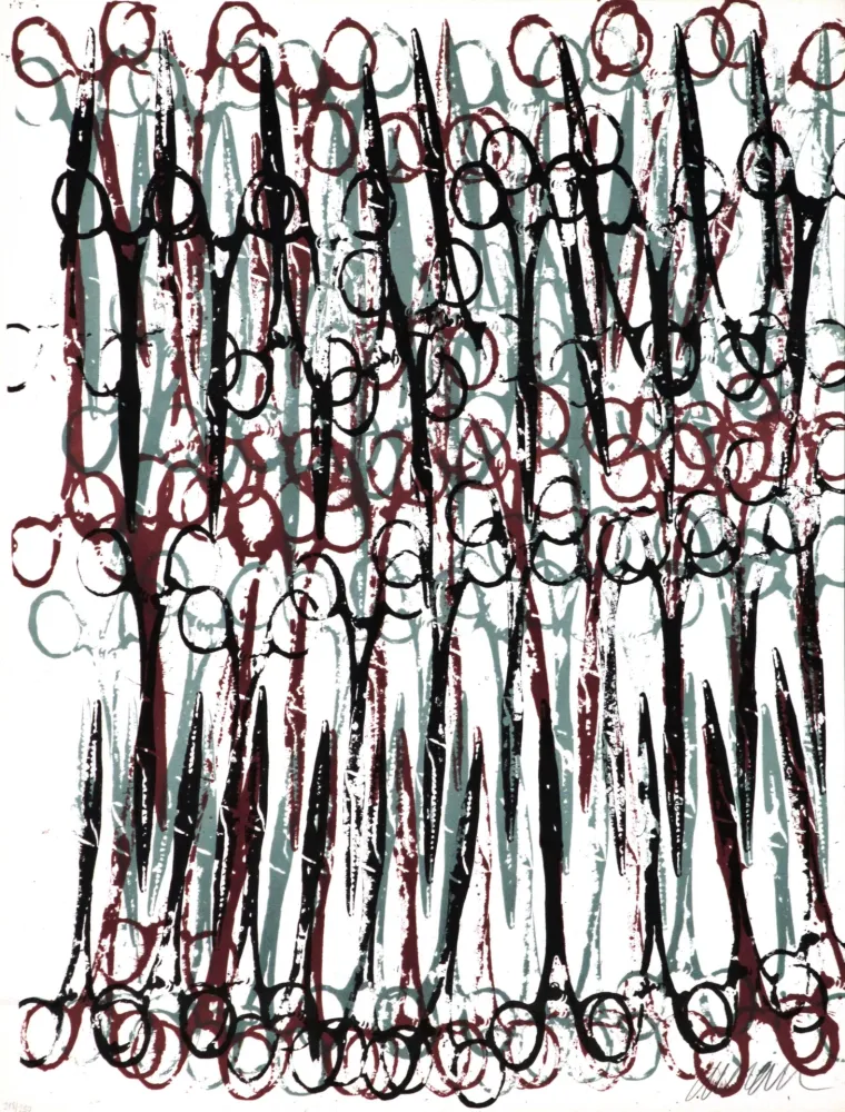 Lithograph Arman - Gothic