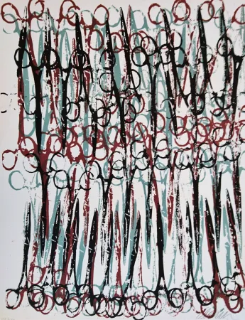 Lithograph Arman - Gothic