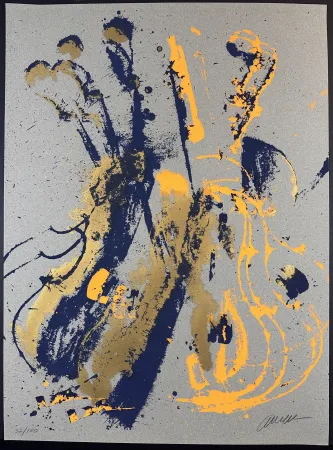 Screenprint Arman - Grey Mood