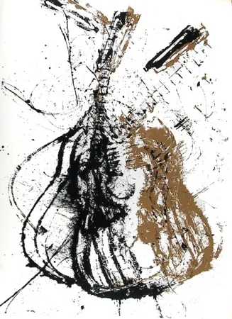 Screenprint Arman -  Homage To Segovia