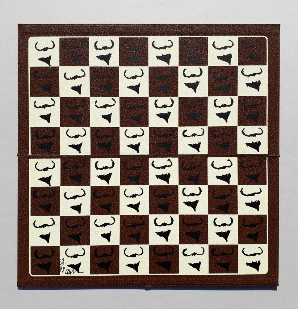 Screenprint Arman - Hommage a Duchamp. To and for Rrose Selavy (scacchiera)