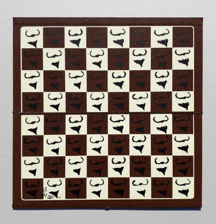 Screenprint Arman - Hommage a Duchamp. To and for Rrose Selavy (scacchiera)