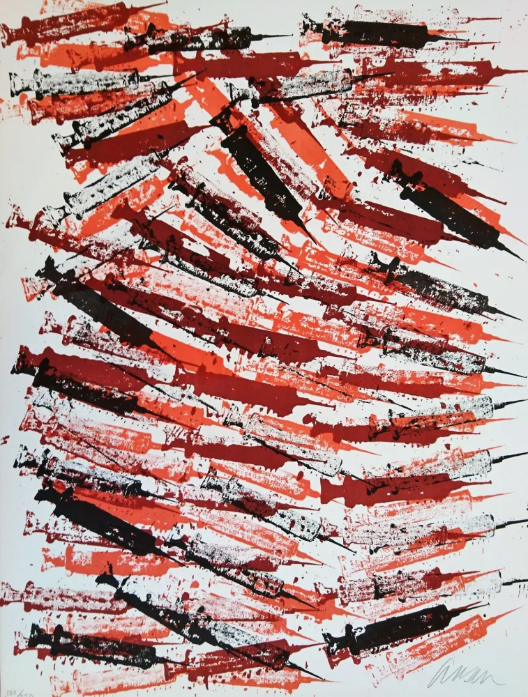 Lithograph Arman - Hypored