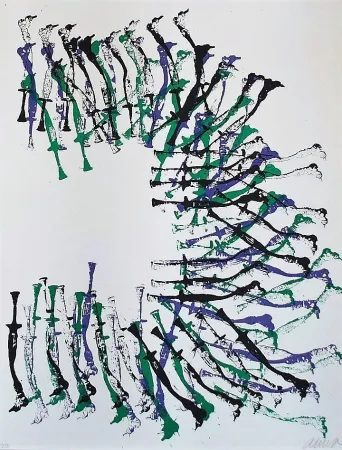 Lithograph Arman - Imenoteeth