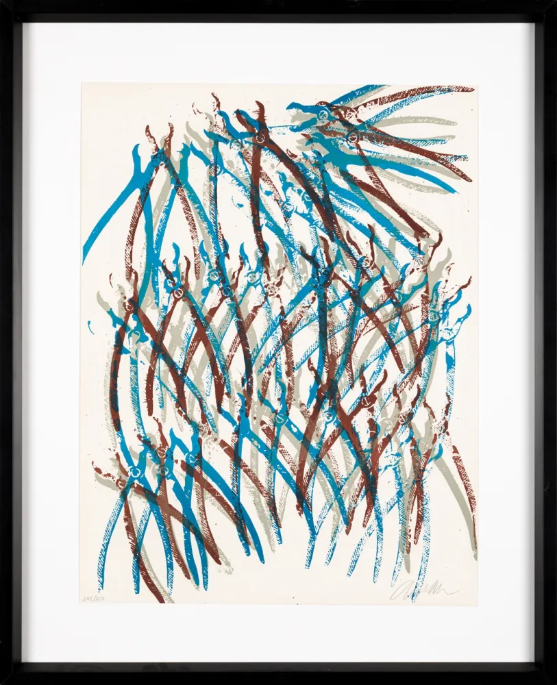 Lithograph Arman - Jaws