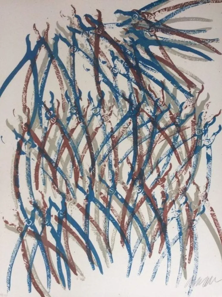 Lithograph Arman - JAWS