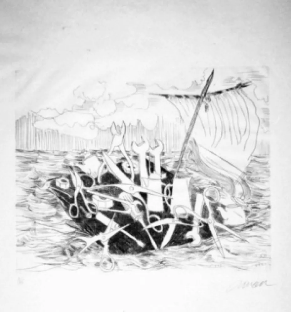 Illustrated Book Arman - Le naufrage de Méduse