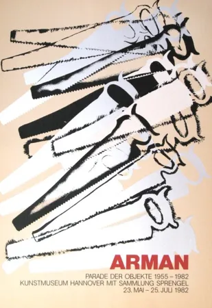 Screenprint Arman - '' Le Parade des Objets ''