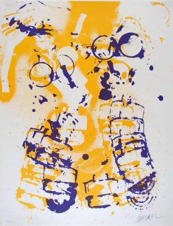 Lithograph Arman - L'intérieur des choses V : Le Masque à Gaz