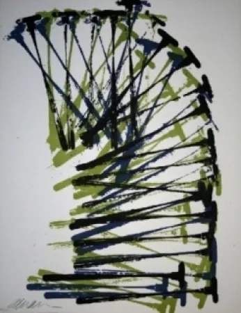 Lithograph Arman - Marteaux